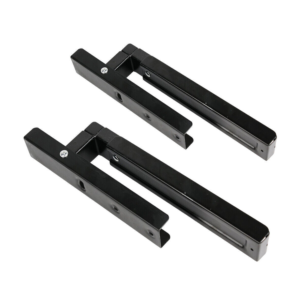 2X Microwave Oven Wall Mount Hanging Brackets Kitchen Rack Adjustable Stretch