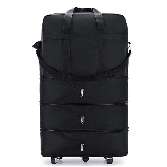 42- 6 Wheels Extra Large Lightweight Luggage Trolley Suitcase Travel Bag Handbag