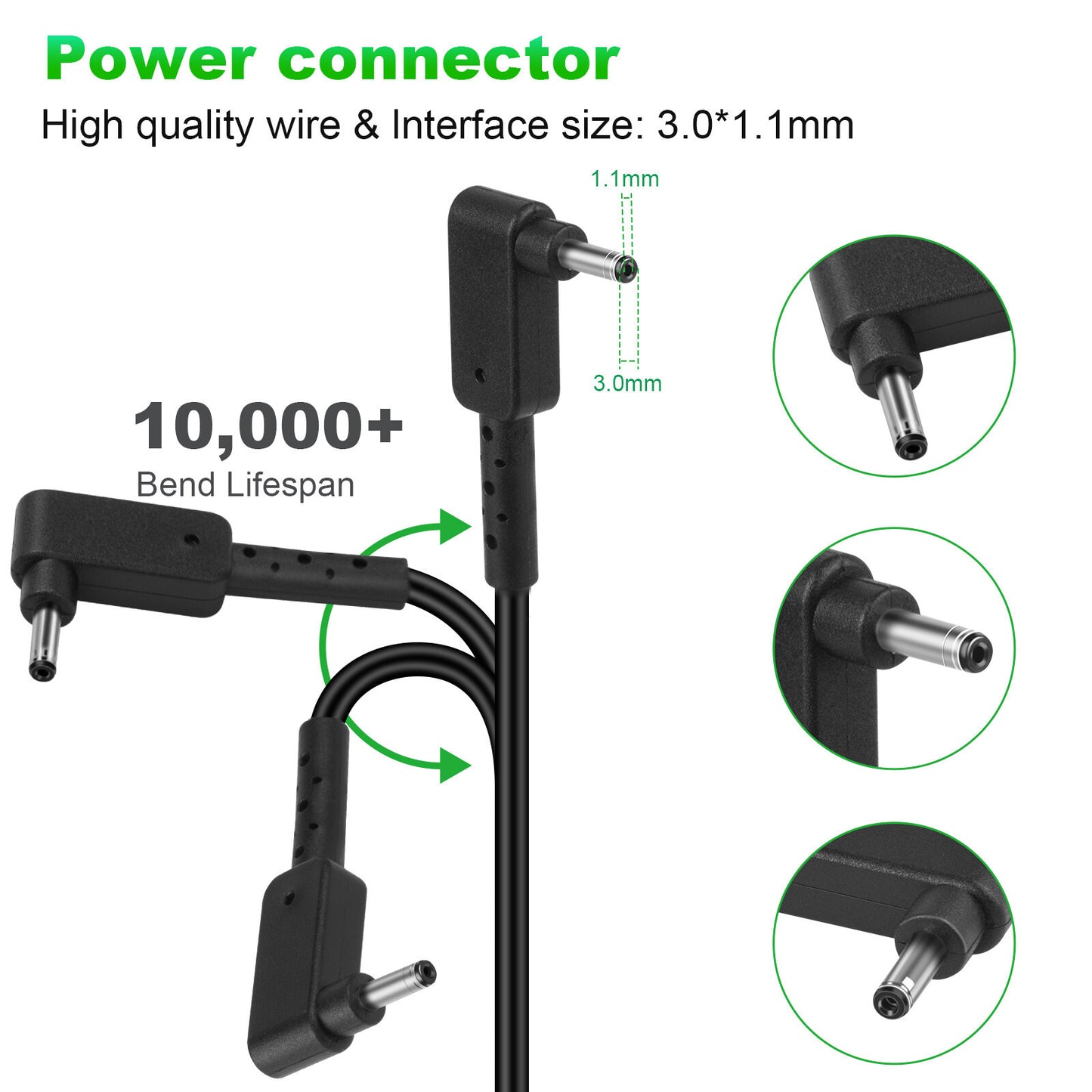 For Aspire 3 A315-58 A315-22 A315-34 N20C5 45W Laptop Power Adapter Charger
