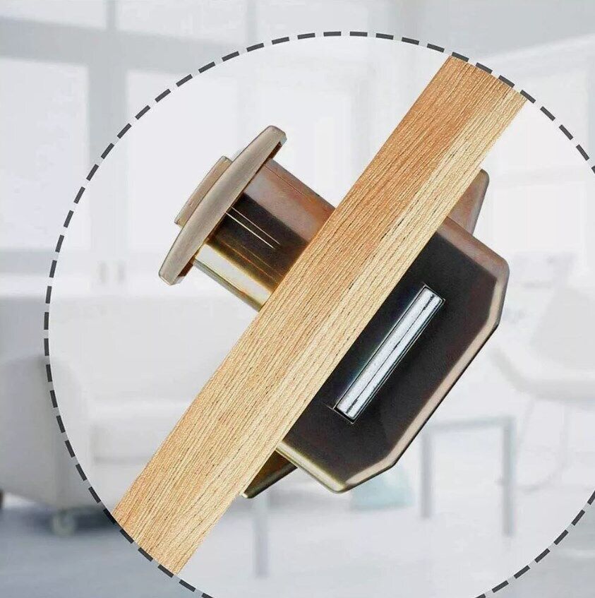 5x Mini Push Button Catch Lock Cupboard Door Motorhome Drawer Cabinet Latch Knob