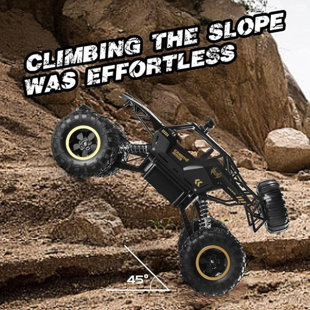 UK 4DRC Rc Car Rock Crawler Rechargeable Off Road Truck 4WD , Metal Shell LED Headlights RC Remote Control Off Road Car Truck,Logistics Is Randomly Sent By EVRI,DPD,Amazon Logistics,Royal Mail