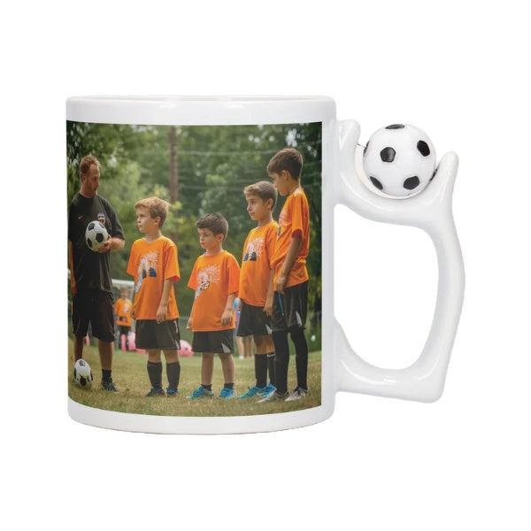 Custom Football Mug Personalized Soccer Cup With Photo And Team Logo Gift For Fans
