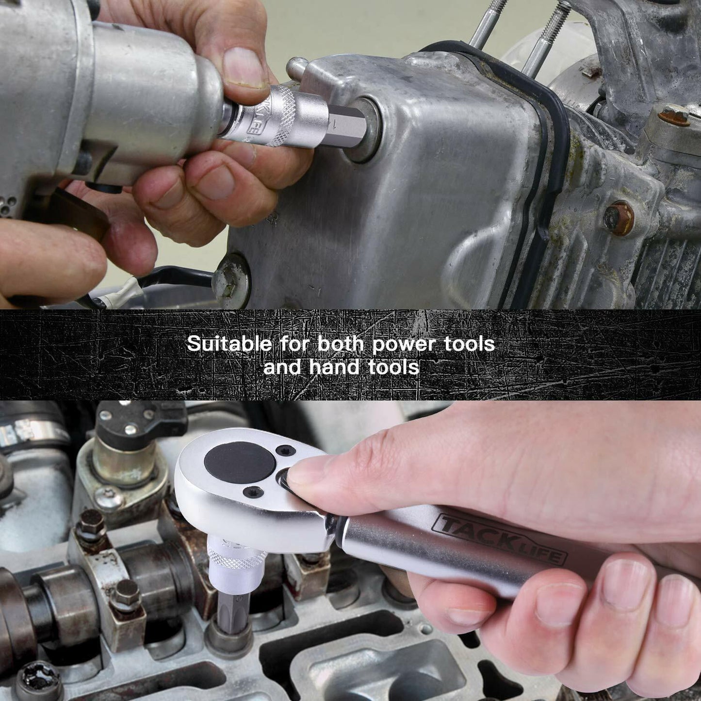 34Pcs Torx Torque Tork Star Bits Drive Male Female 3-8 Chrome Sockets Set Tool