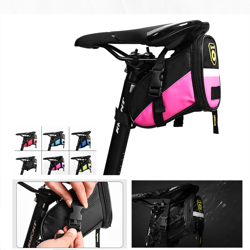 Waterproof Saddle Bag, Strap Mount Seat Pack, Bike Seat Bag, Bicycle Saddle Bag, Cycling Bag For Mountain Road Bikes