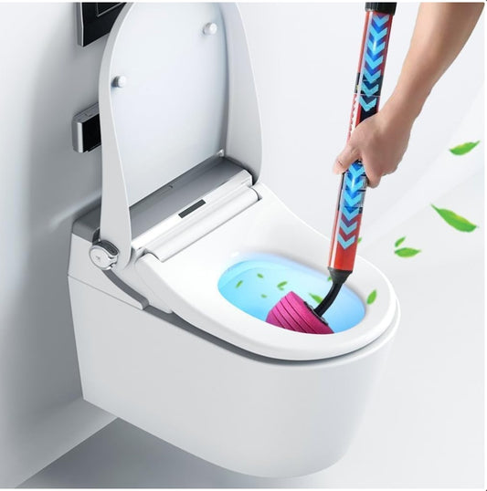1-2 Pcs Toilet Plunger Stainless Toilet Clog Remov High Pressure Toilet Unblock