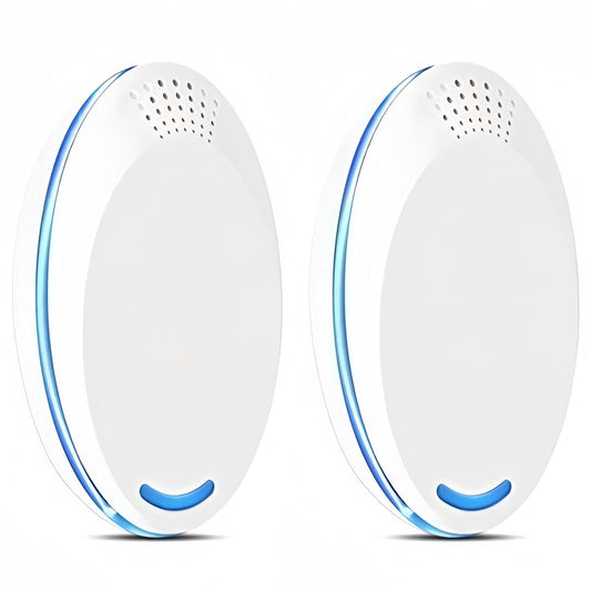 2 Pcs Ultrasonic Pest Control Repeller UK Plug-in Reject Rat Mouse Mice Spider